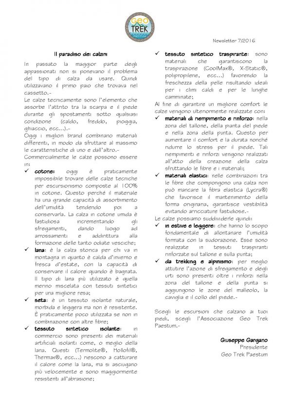 7 - Calze