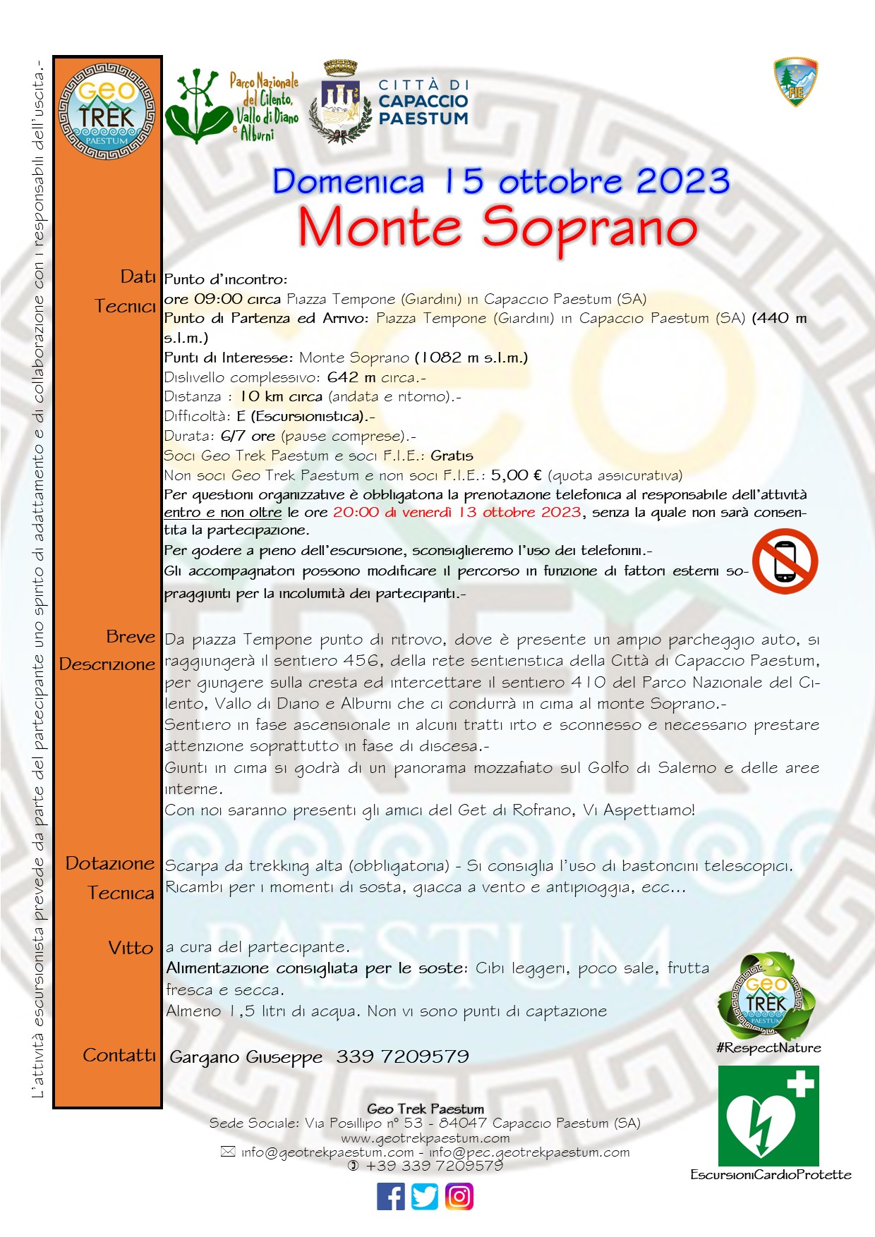 Locandina Info escursione