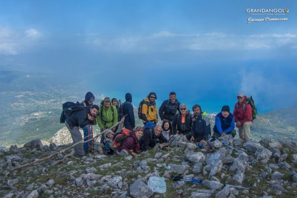 foto di gruppo sull'affaccio